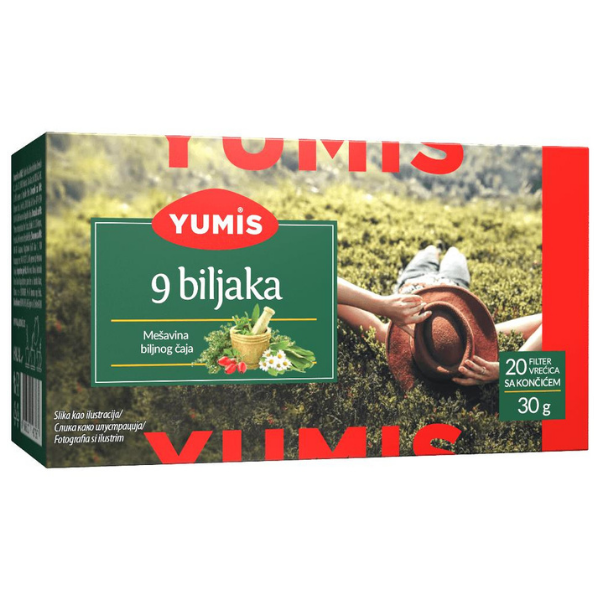 Yumis – 9 Biljaka Caj – 9 Kräuter Tee – 30g