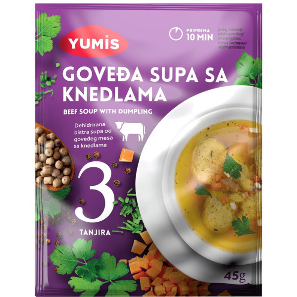 Yumis – Goveda Supa Sa Knedlama – Rinds Suppe mit Knödel – 45g