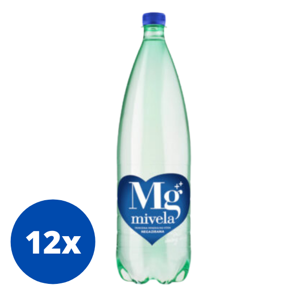 Mg mivela – Mineralwasser magnesiumhaltig ohne Kohlensäure – 12x500ml