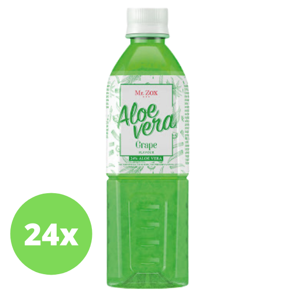 Mr. ZOX – Aloe Vera Drink mit Stücken – 24x500ml